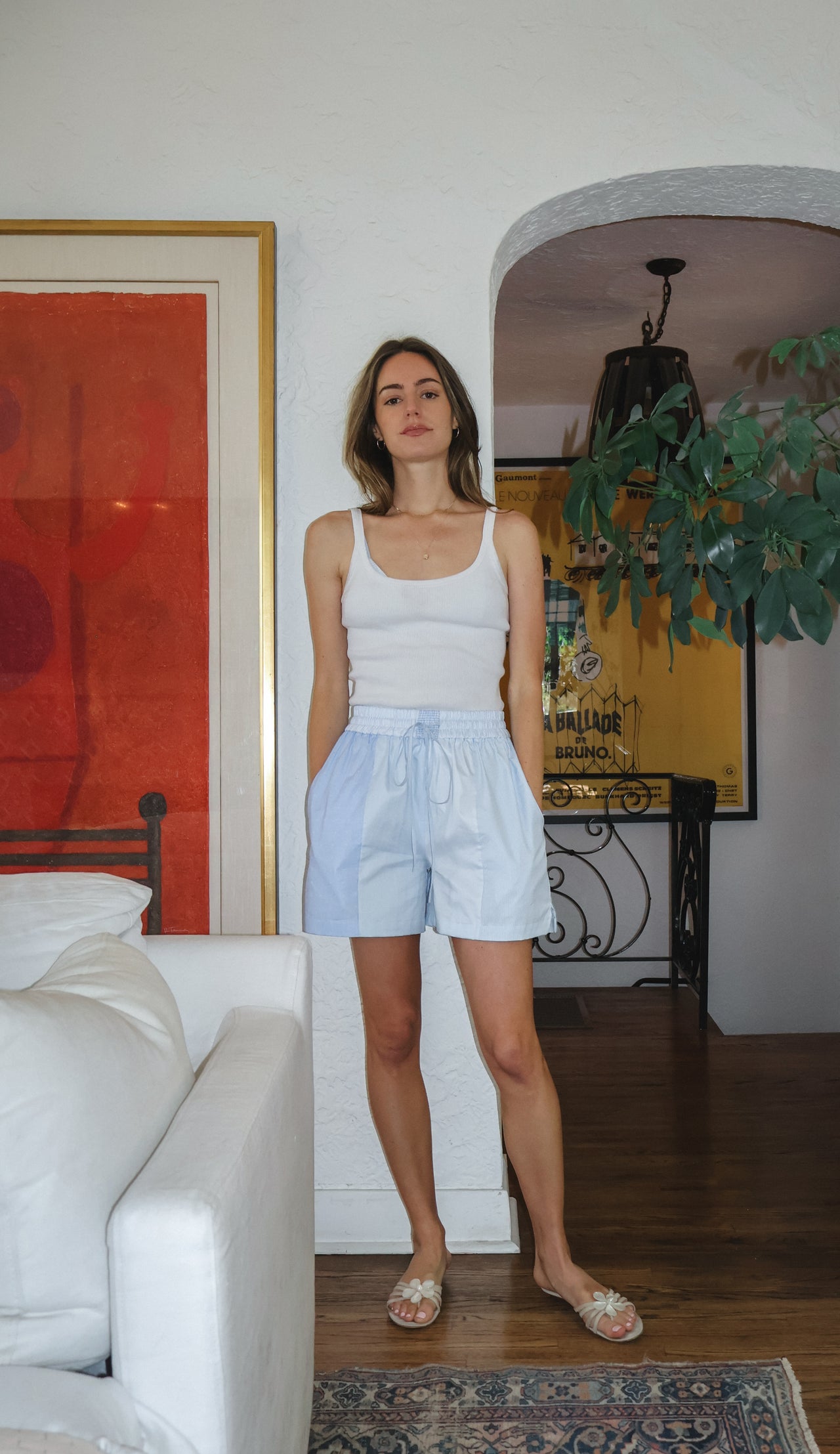 Pre-order | Micaela Shorts, Sky Blue