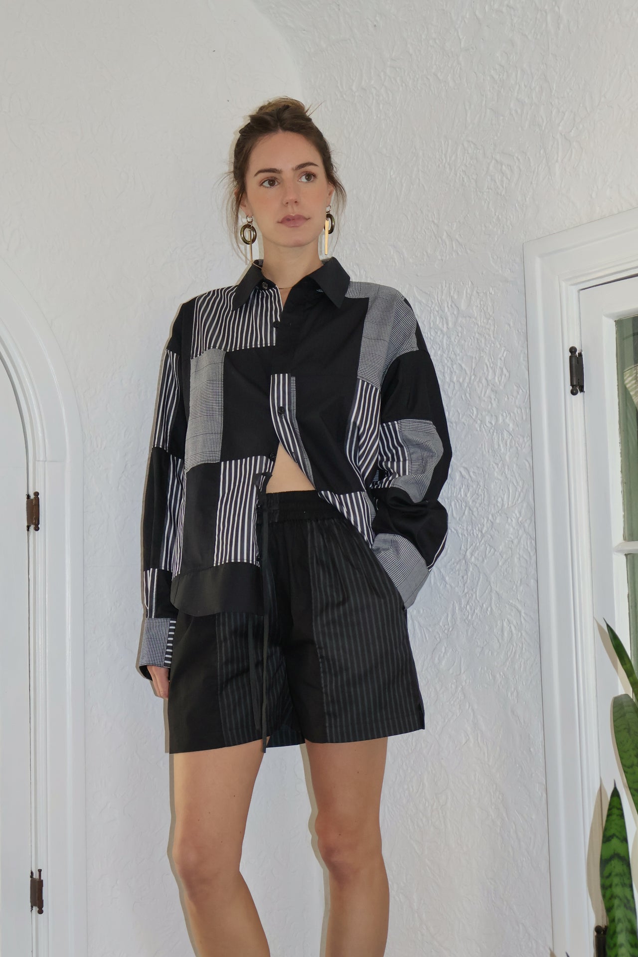 Pre-order | Micaela Shorts, Black Garment Dye