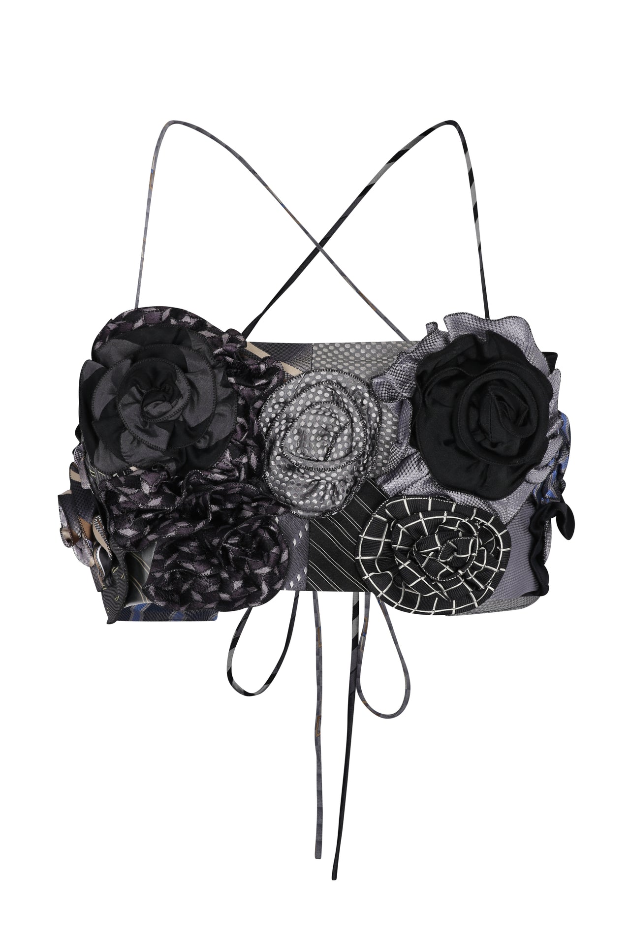 ROSA Silk Sculptural Flower Top | Multiple Colorways & Sizes