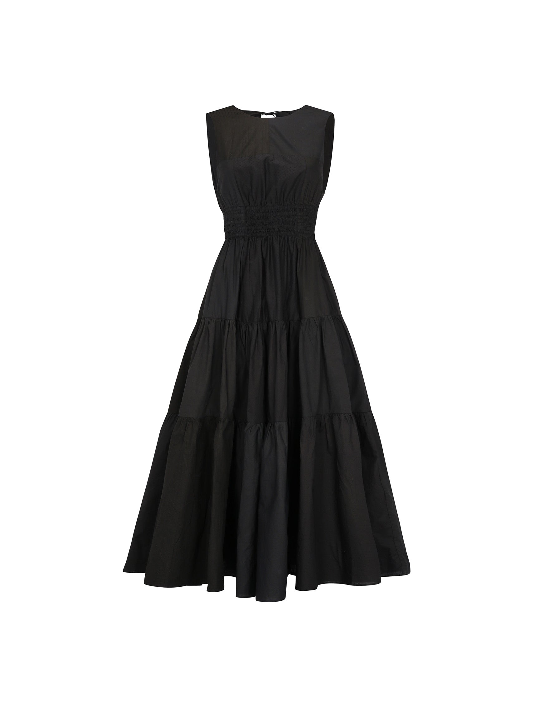 TERESA Cotton Dress | Black | Ivory TERESA Cotton Dress | Black | Ivory