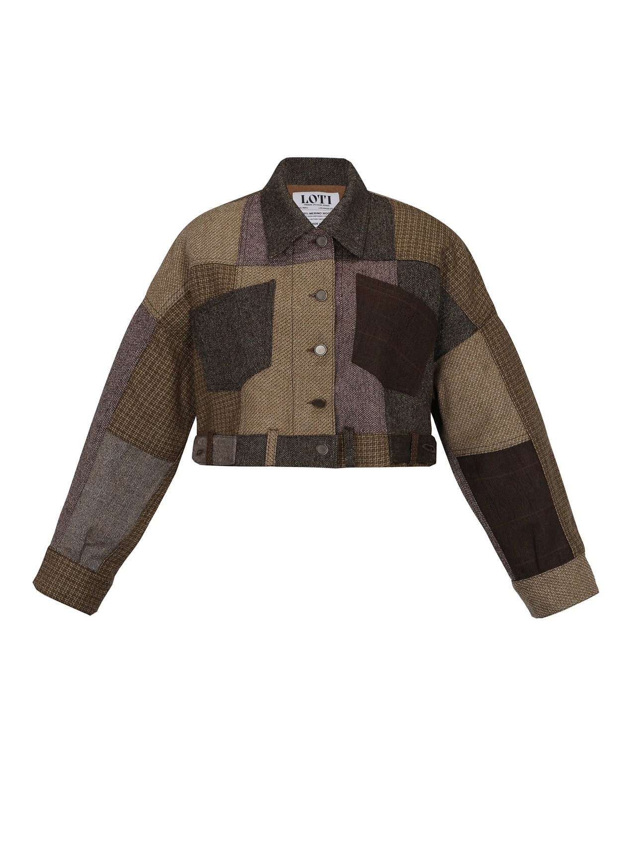 DANIELA Merino Wool Jacket, Tostada