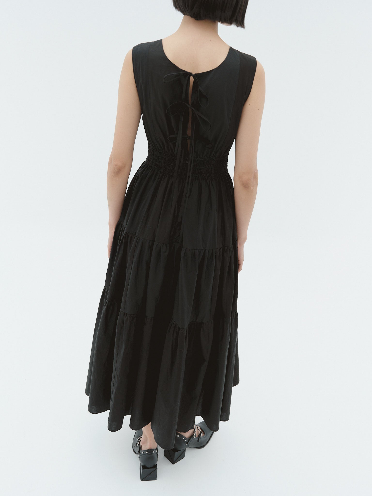 TERESA Cotton Dress | Black | Ivory | Palo Rosa LOTI TERESA Cotton Dress | Black | Ivory | Palo Rosa LOTI