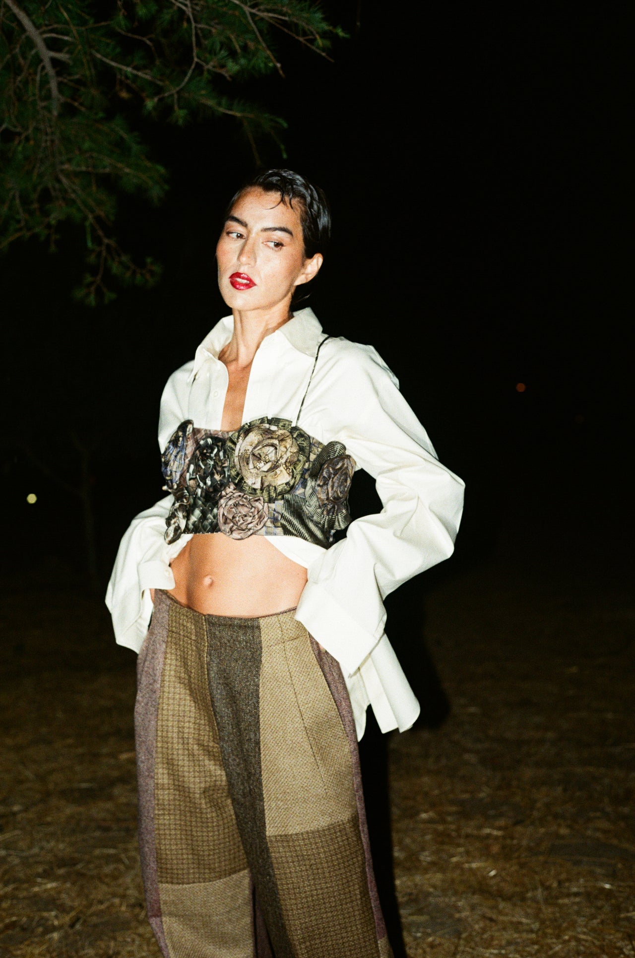 ROSA Silk Sculptural Flower Top | Multiple Colorways & Sizes